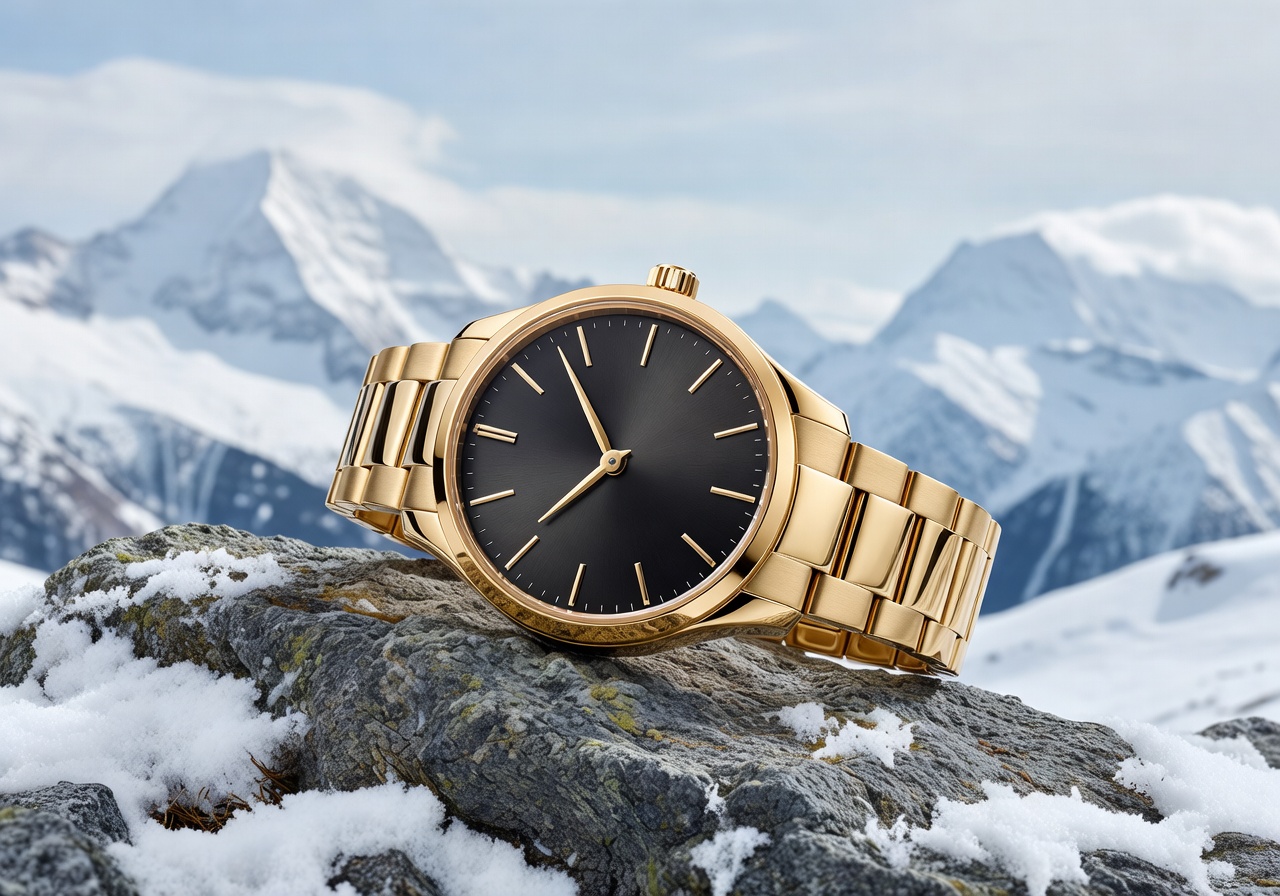 Glintarvex Alpine Limited Edition Gold Watch