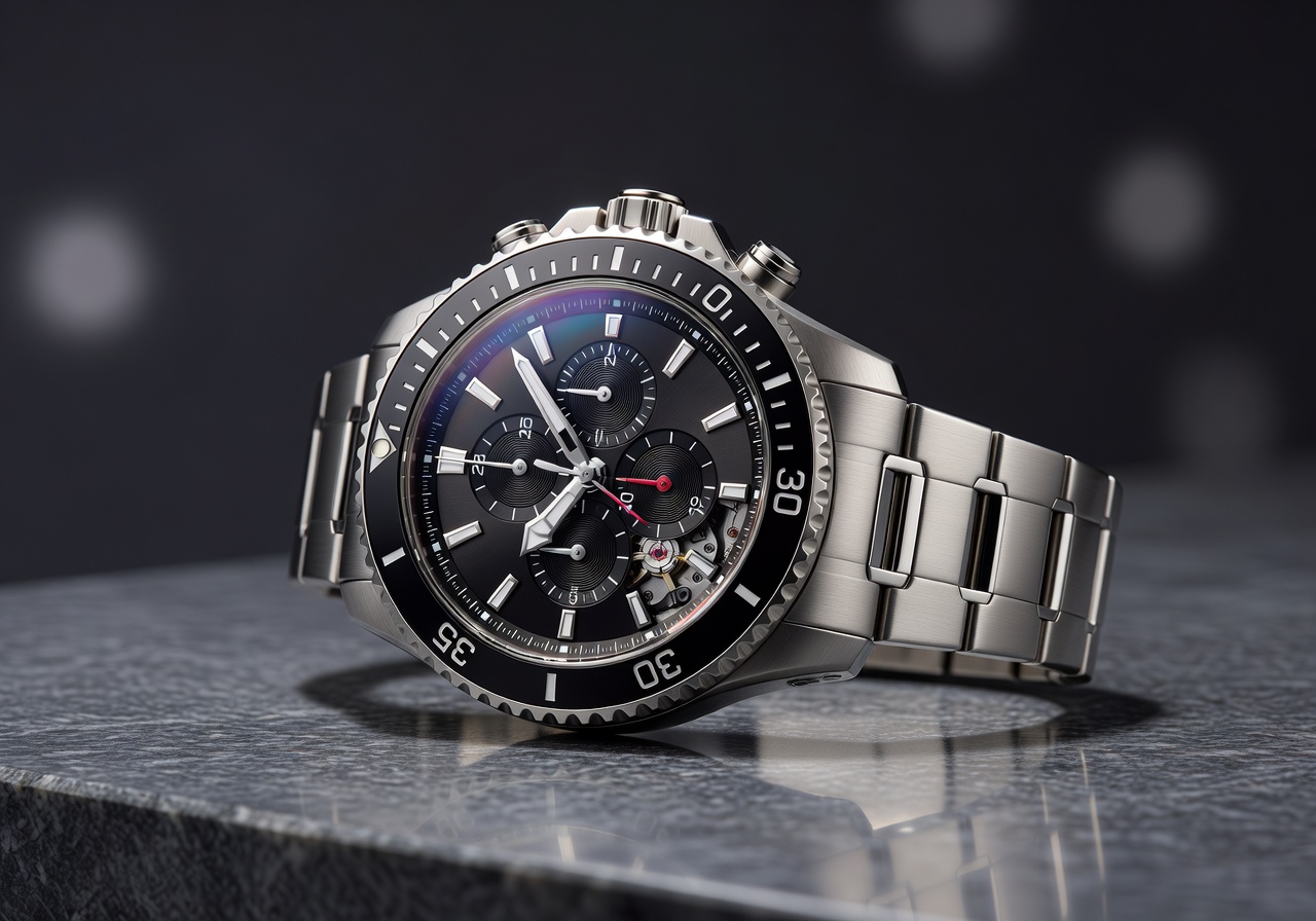 Glintarvex Chronograph Series Steel Luxury Watch